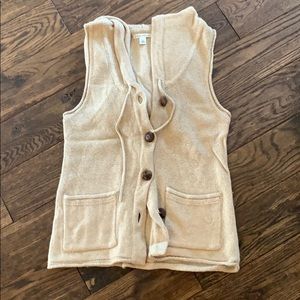 Banana Republic Hooded Cardigan Vest